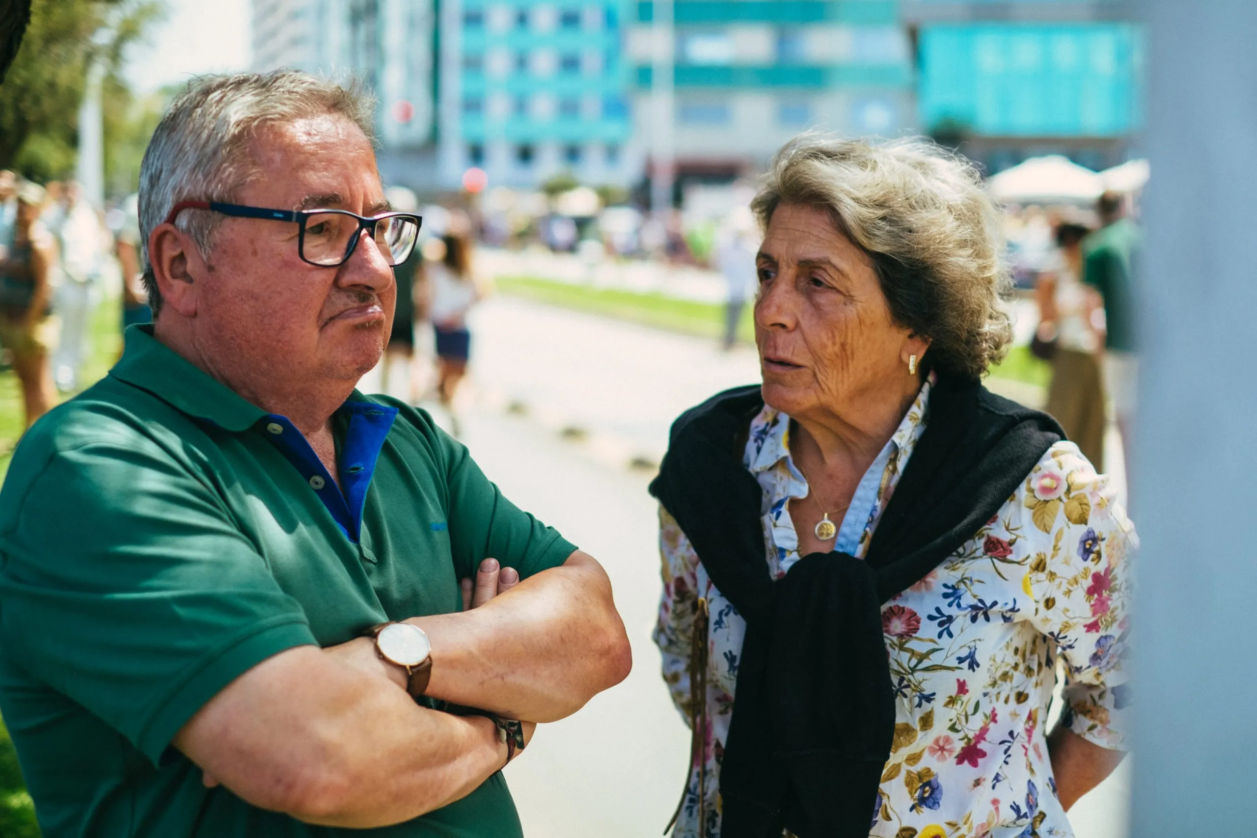 Portrait of my parents at the Gijón Air Show