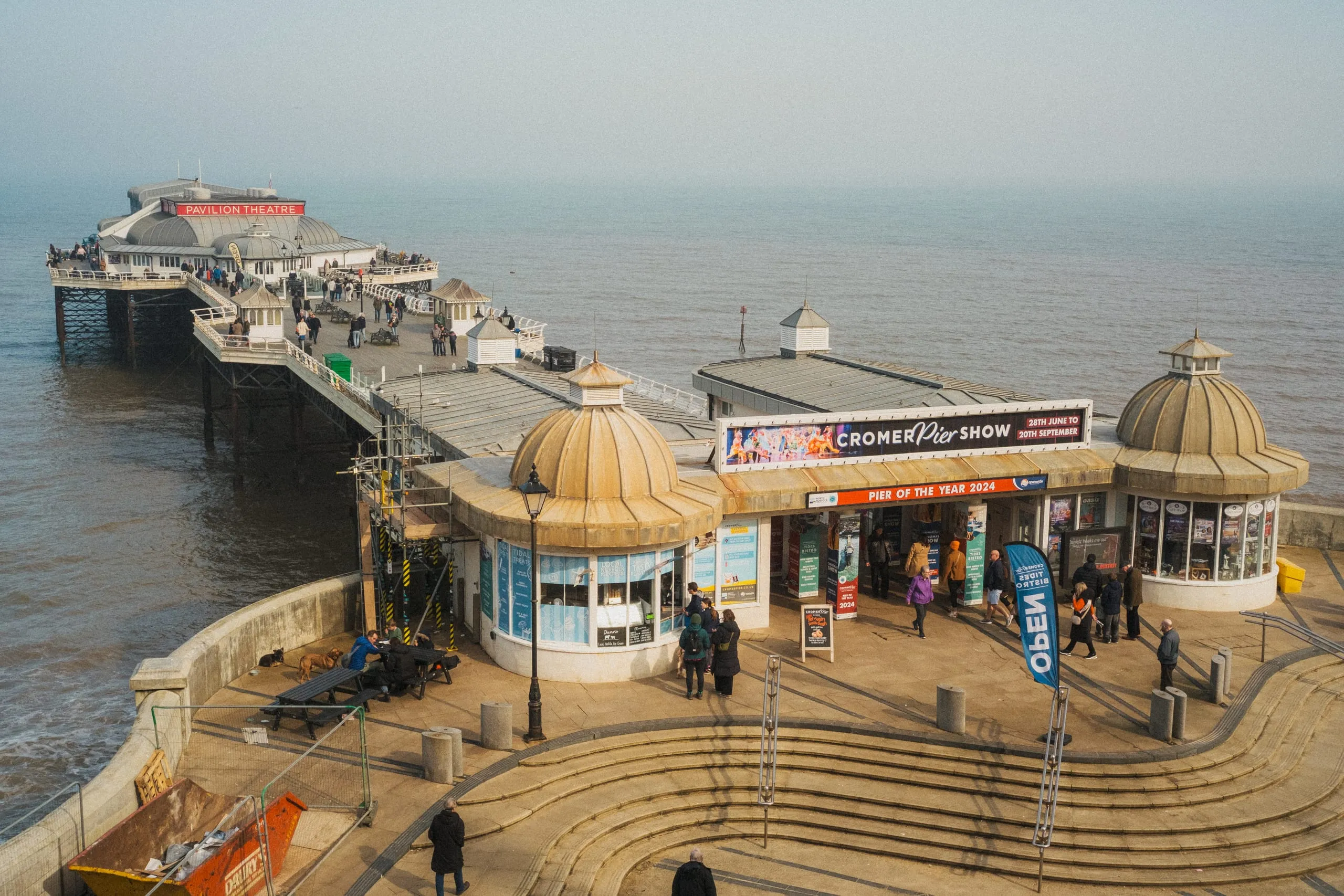 View over the pier, Cromer