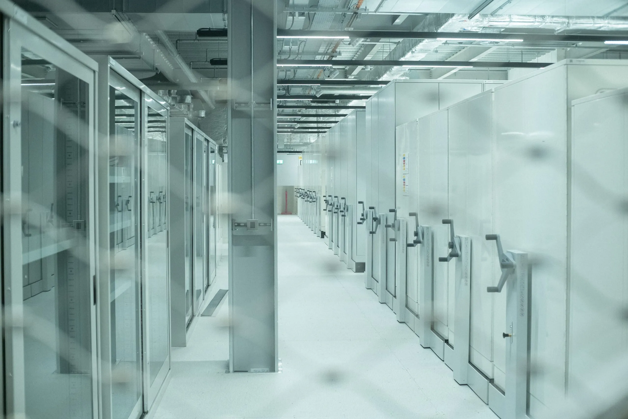 The archives at the V&A Storeroom, Hackney Wick