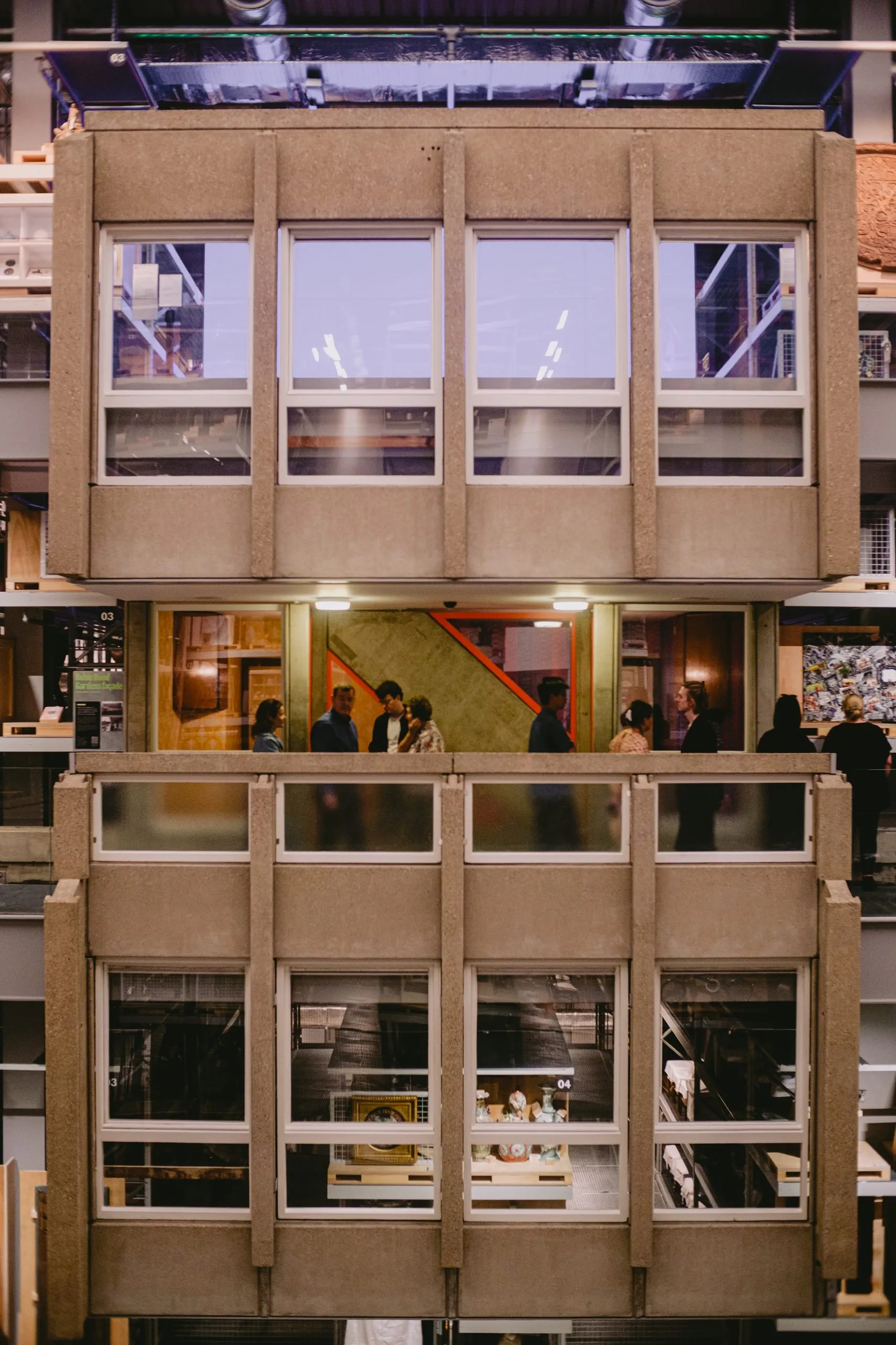 Front of Robin Hood Gardens inside V&A Storeroom, Hackney Wick