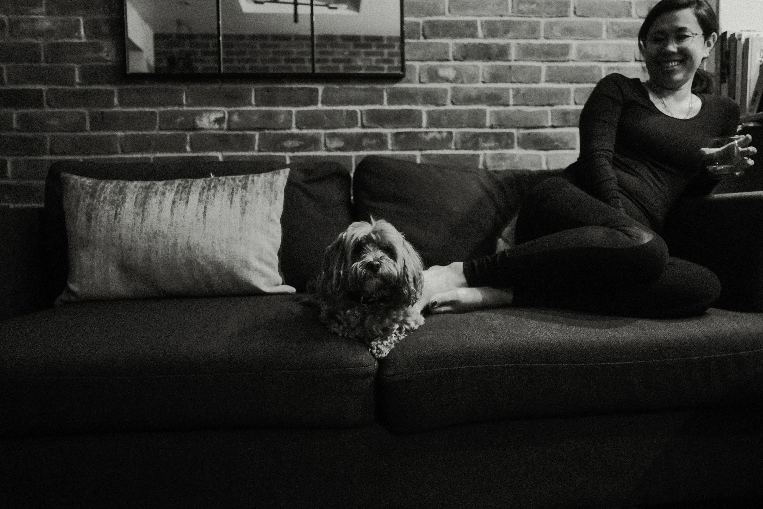 Luna and Gill at home, Leyton
