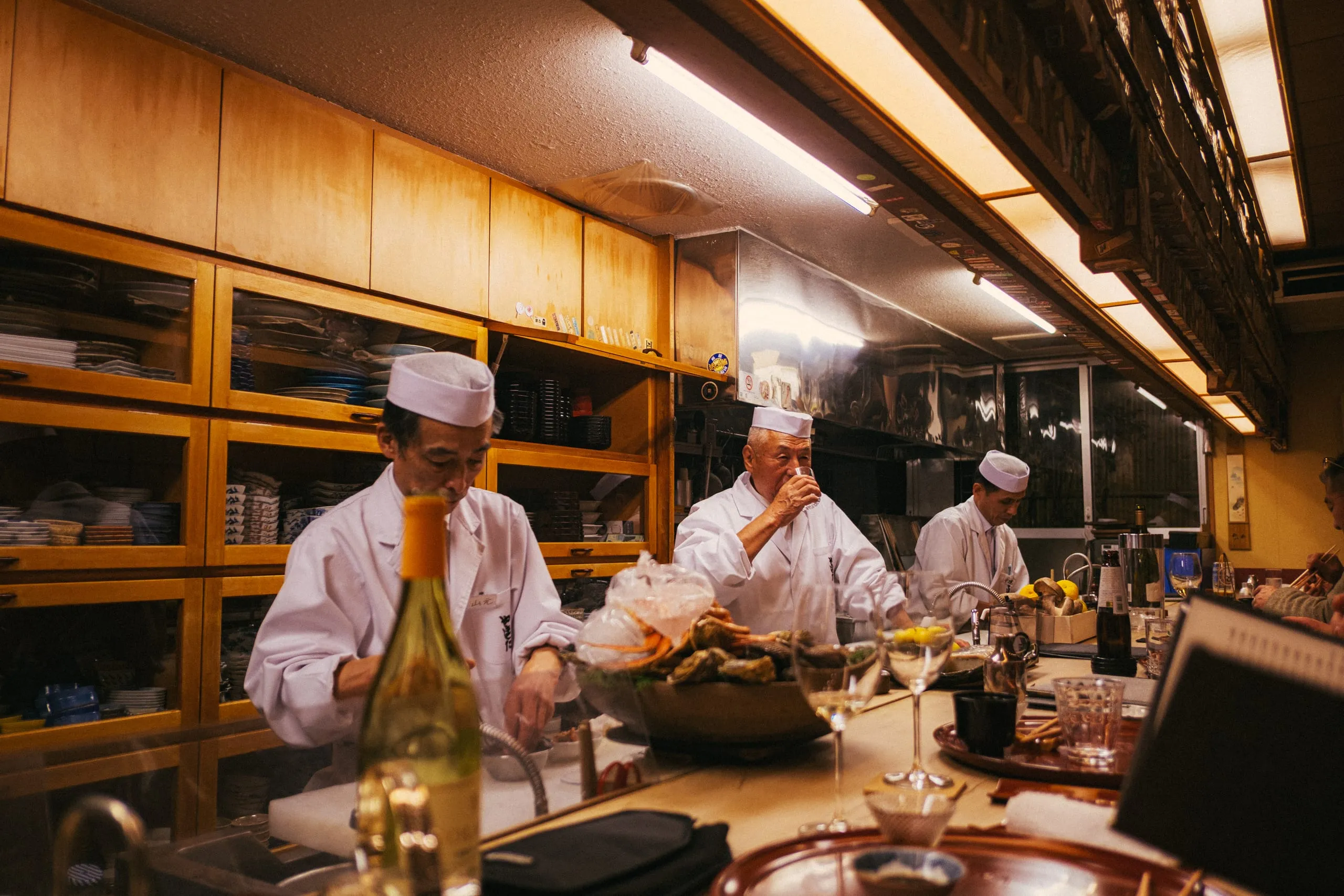 Chef Yamashita and his team